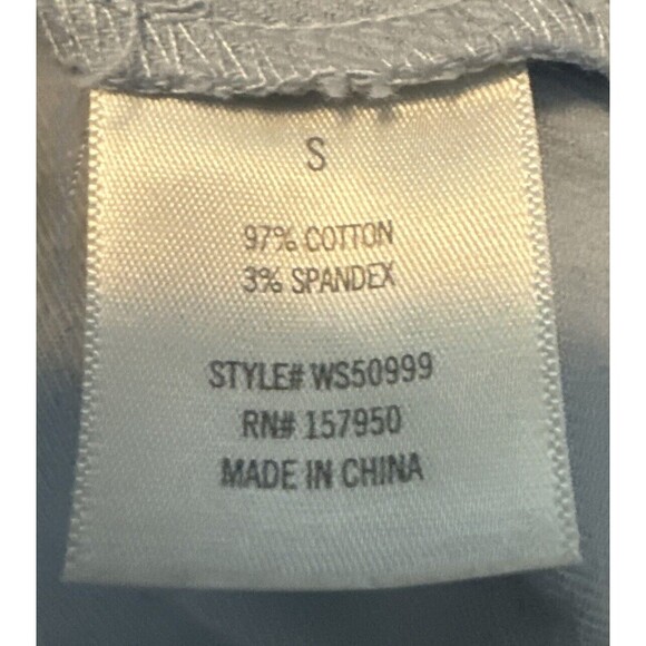 Women’s Harper Heritage BLUE Light Wash Denim Straps Overalls Dress Sz Small - Picture 6 of 9